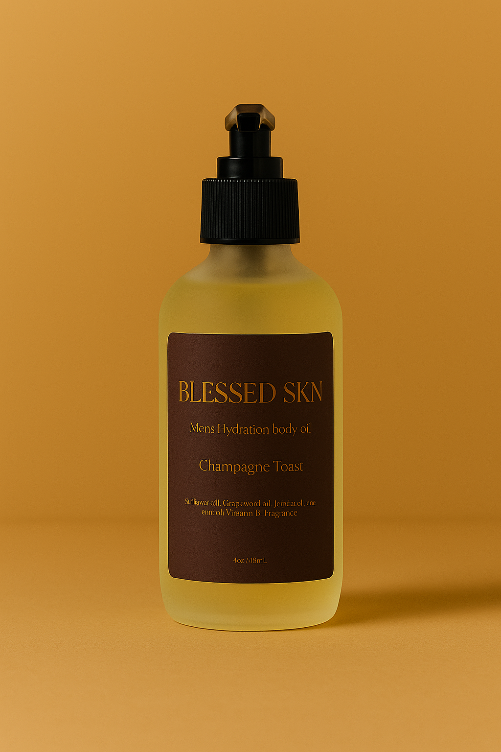Mens hydration body oil
