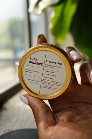 Pure balance natural deodorant