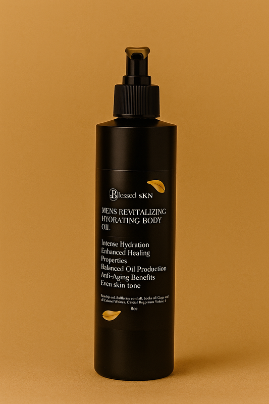 Mens hydration body oil
