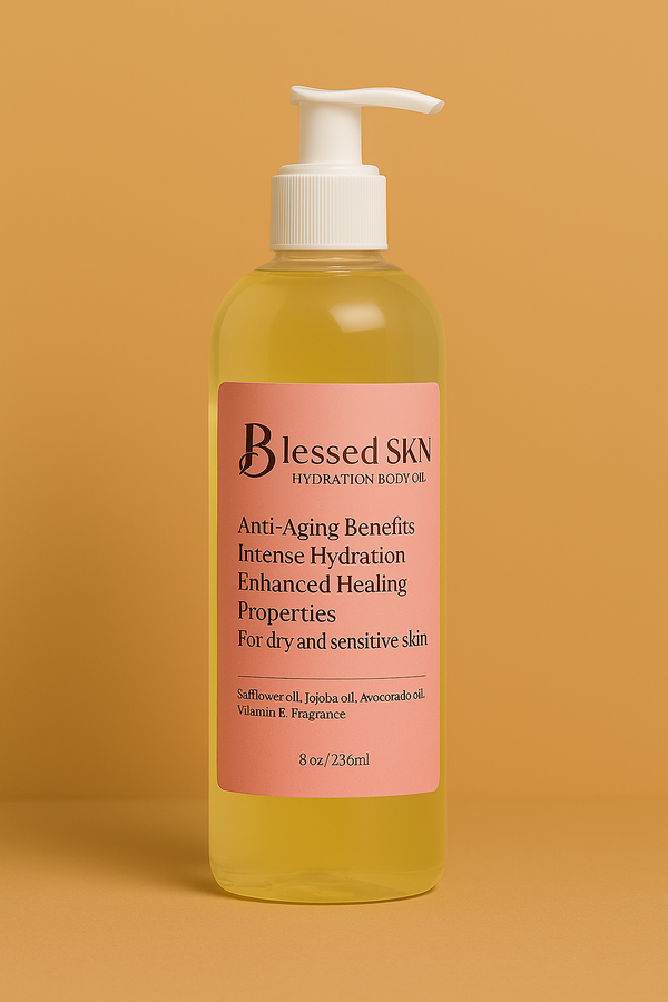 Peach sunset hydration body oil