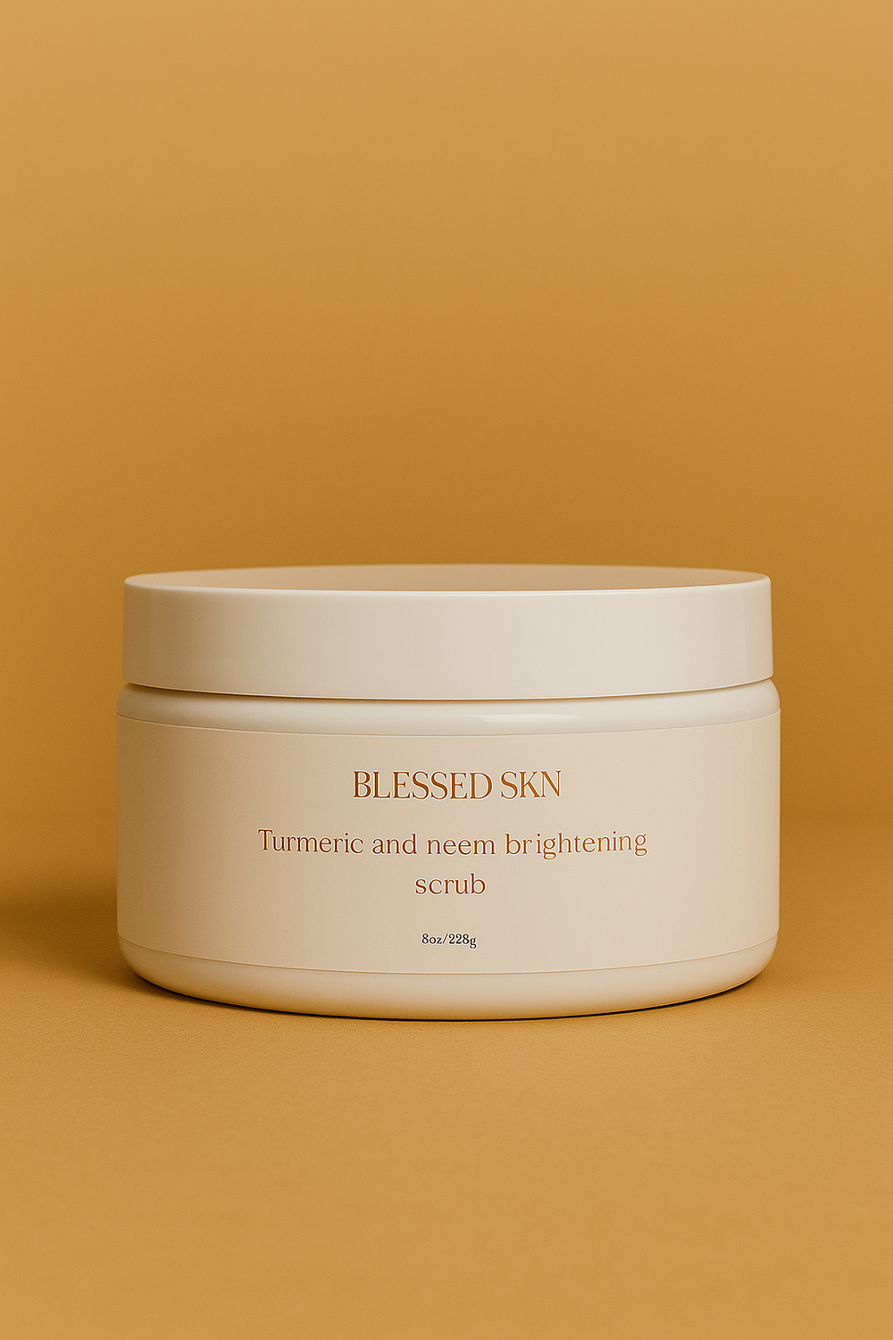 Turmeric & neem body scrub